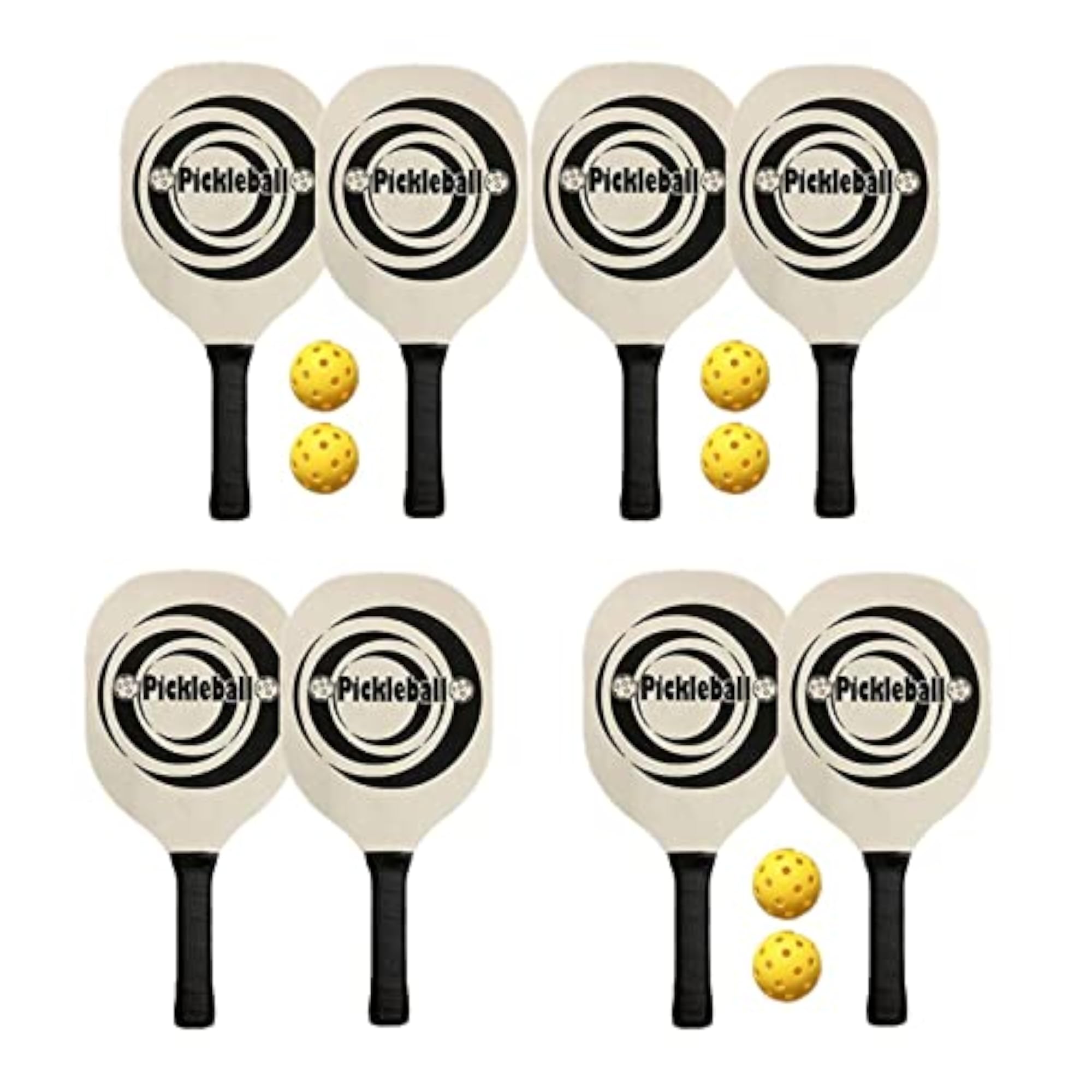 Durable Pickleball Paddles for Player Training, No Balls